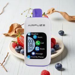AirFuze Smart 30000 Puffs Disposable Pod Blauwe Razz IJs - 5% Nicotine, 900mAh, Type-C