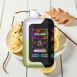 SMOK SPACEMAN SP40000 Zero Nicotine Disposable 20ml 0% nicotinezout 1000mAh 40000 puffjes Wit Druiven IJs