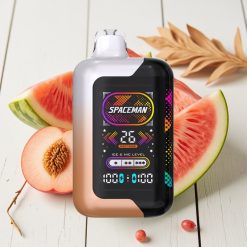 SMOK Spaceman SP40000 Zero Nicotine Disposable SP40K 0% nicotine 20ml 1000mAh 40000 puffjes Sappige Perzik Watermeloen