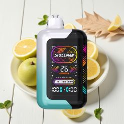 Spaceman SP40000 Zero Nicotine Disposable - 20ml, 0% nicotine, 40000 puffs, 1000mAh, verkoelende munt