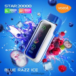 VOZOL Smaken - VOZOL STAR 20000 0V06444 blauw razz-ijs